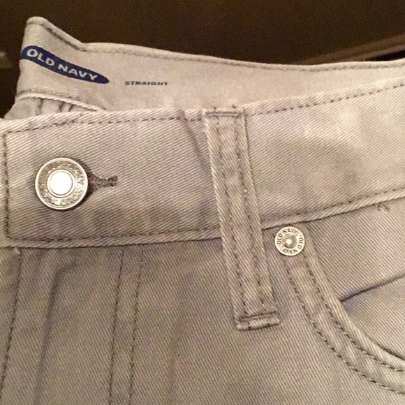 🆕 Old Navy / Lightweight / Straight Leg / Khaki / Jean Material / 32x30 / Style - Picture 6 of 10